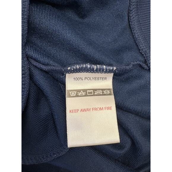 Umbro Men’s Navy Blue Checkerboard Full Zip Track Jacket Soccer Size Large - Picture 5 of 5